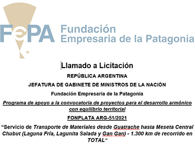licitacion flete